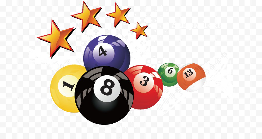 Billiard Ball Png Isolated File (white, lavender)