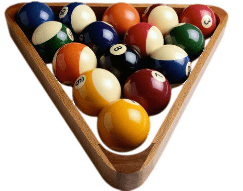 Billiard Ball Png (maroon, black)