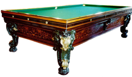 Billiard Table Png File (white, black)