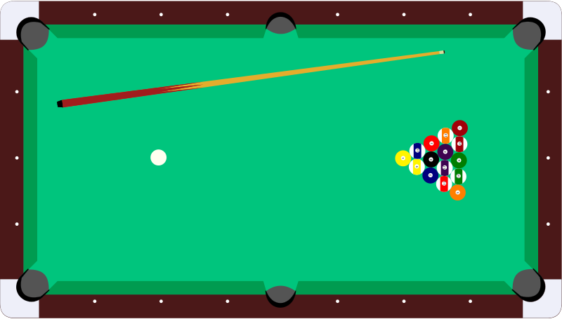 Billiard Table Png Image (maroon, teal)