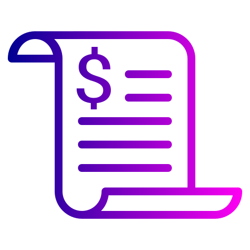 Billingdatadollarcurrency Free Transparent Png Icon Download (purplish red, black, indigo)