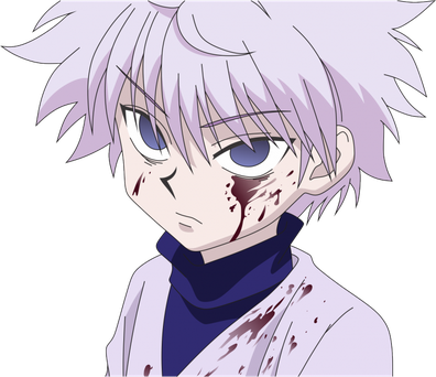 Killua Zoldyck Png Photo (lavender, beige, black, indigo, plum)