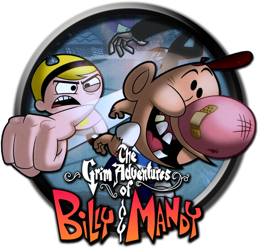 Billy And Mandy Png (black)