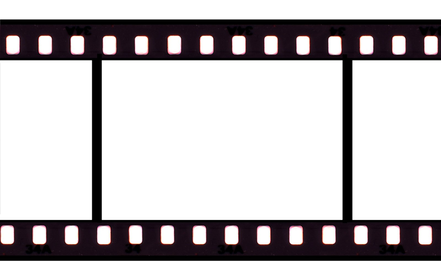 Film Frame Png Photo (black, white)