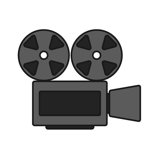 Film Projector Cinema Icon Free Png Icon Download (gray, black)