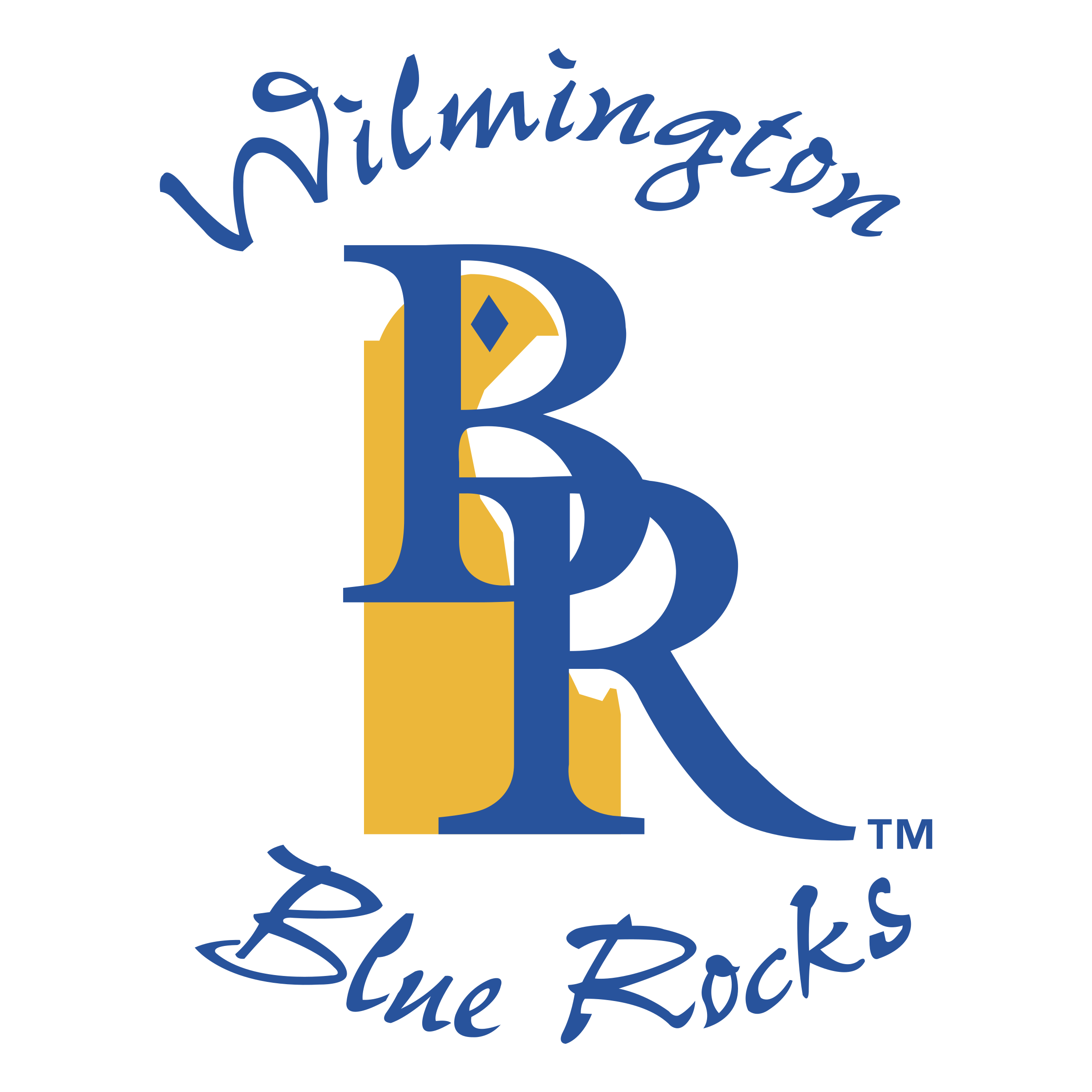 Wilmington Blue Rocks Png Hd (teal, black, orange, chocolate)