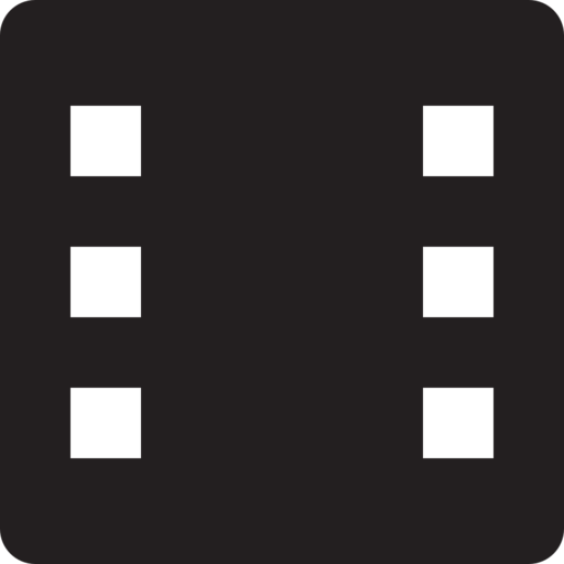 Filmstrip Free Png Icon (black)