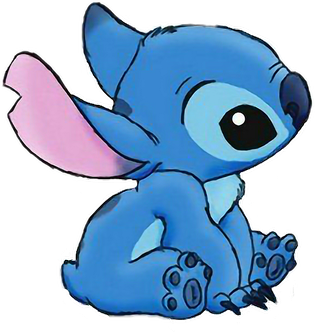 Lilo And Stitch Anime Png Clipart (black, teal)