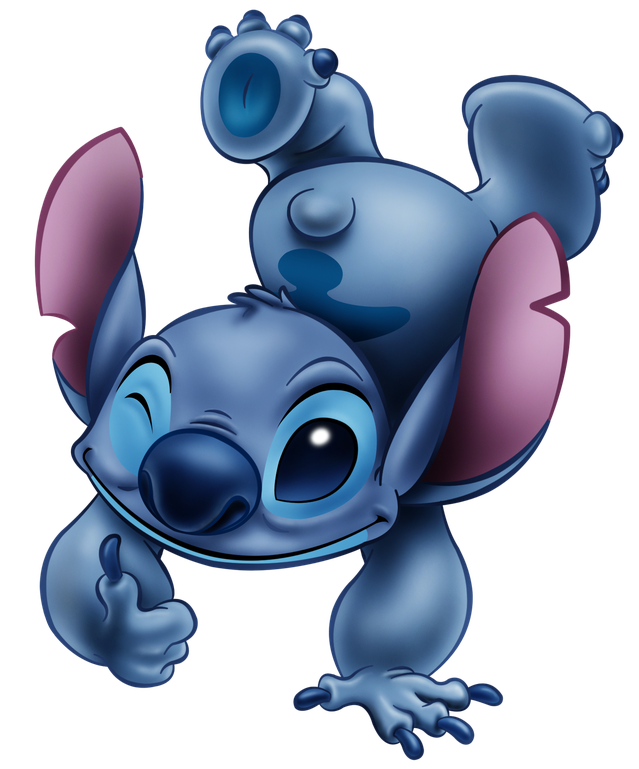 Lilo And Stitch Anime Transparent Background (purple, black)