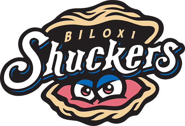 Biloxi Shuckers Png Hd (white, salmon, black)