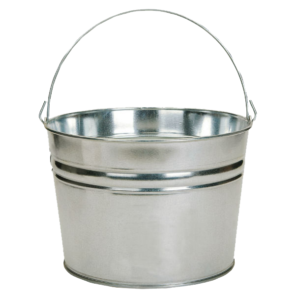 Silver Bucket Png Photos (silver, white)