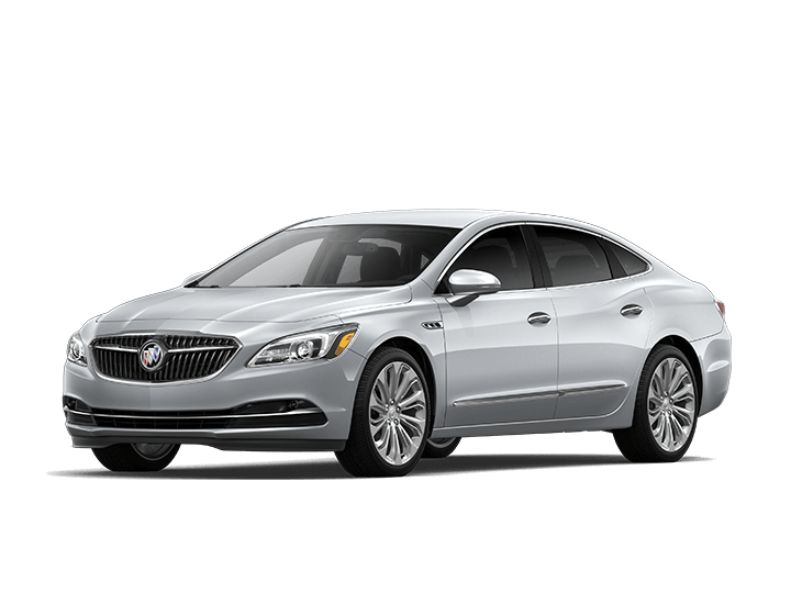 Silver Buick Car Transparent Background (black)