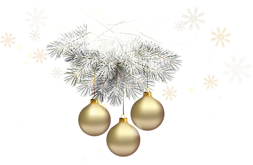 Silver Christmas Bauble Png Hd (black, white)