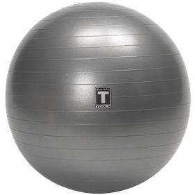 Silver Fitness Ball Transparent Png (gray, black)