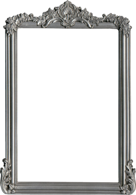 Silver Frame Png Picture (lavender, white, gray)