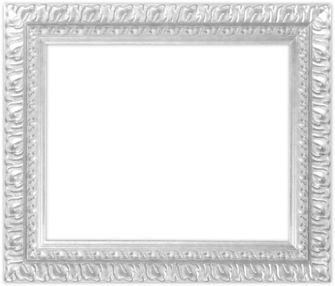 Silver Frame Png (black, silver)