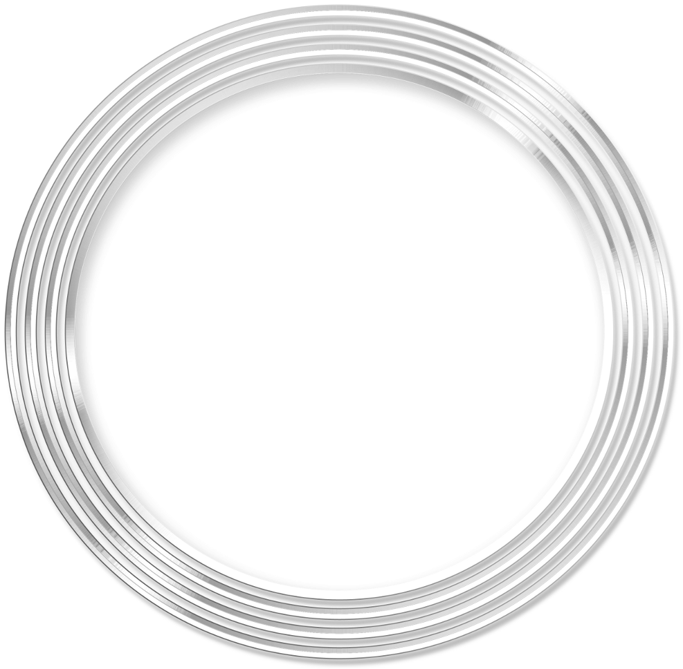 Silver Round Frame Png Picture (gray, white, black, lavender, silver)