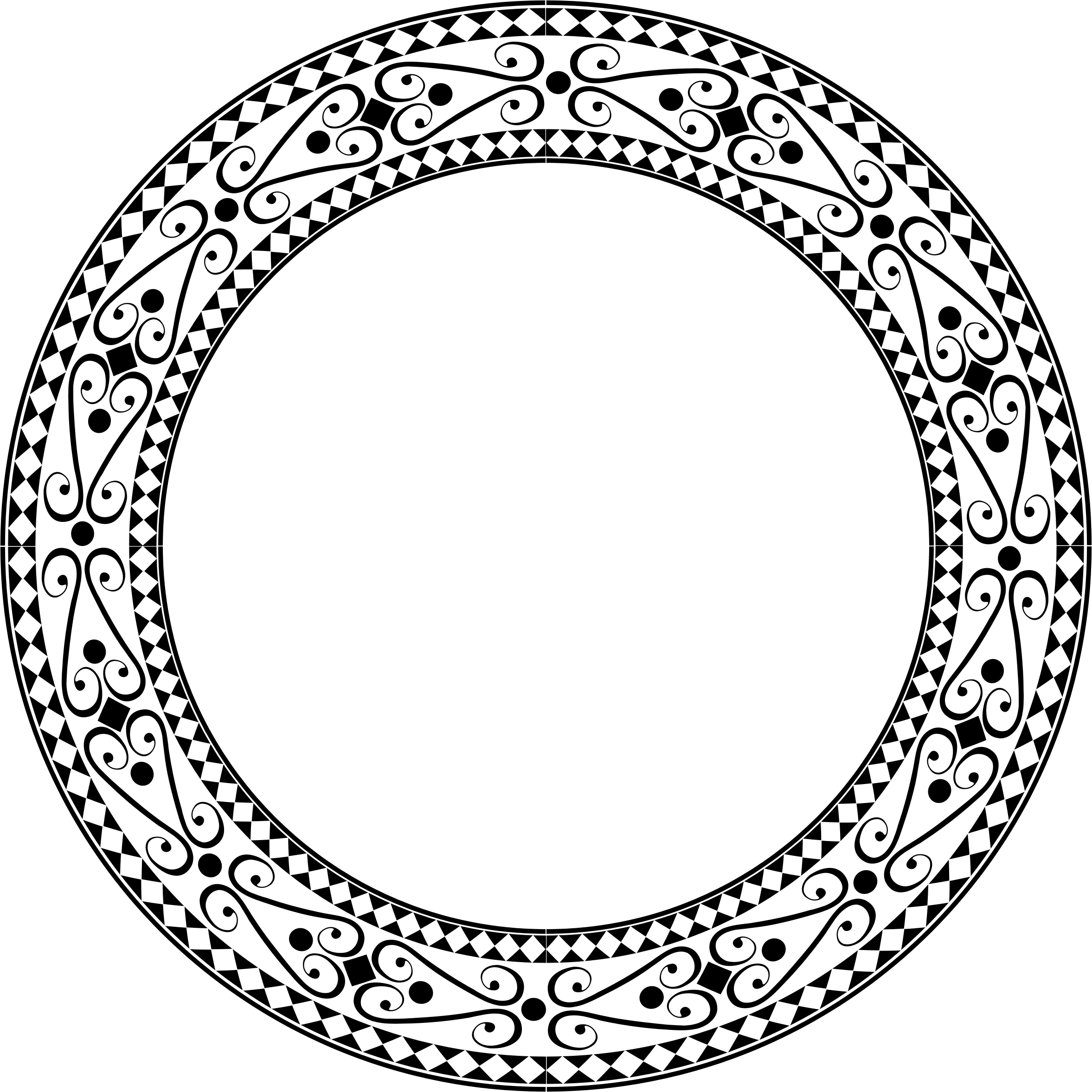 Silver Round Frame Png (gray, black, lavender, white)