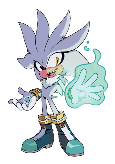 Silver The Hedgehog Background Png (black, silver, lavender)