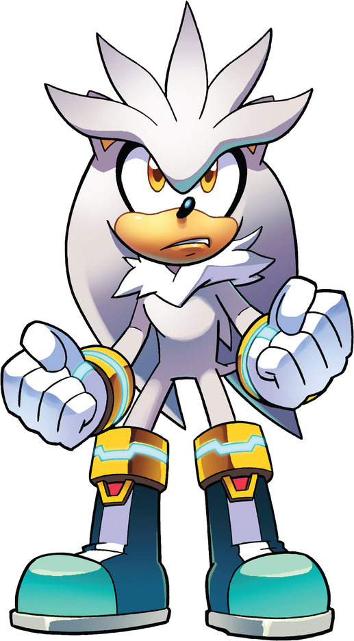 Silver The Hedgehog Sonic Png Image (black, beige, white, teal)