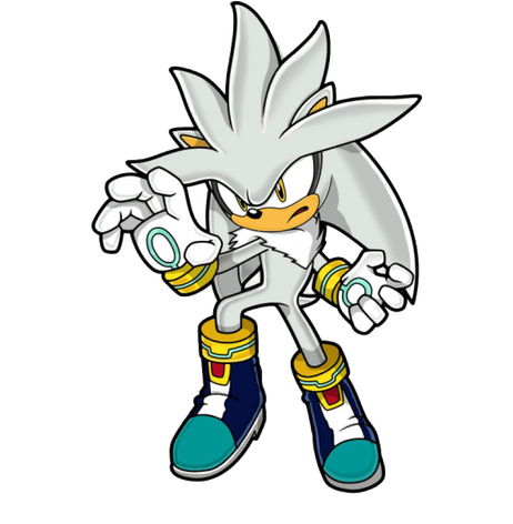 Silver The Hedgehog Transparent Png (lavender, white, black, teal, silver)