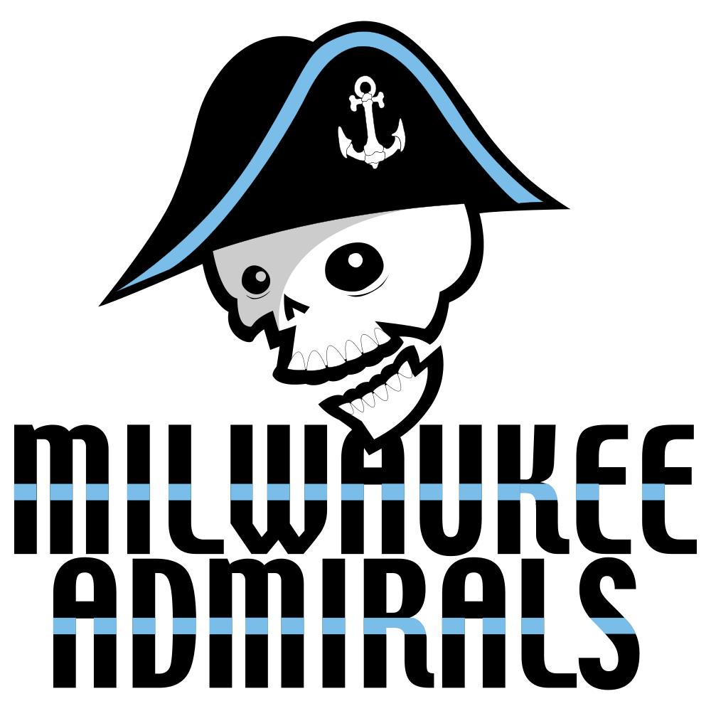 Milwaukee Admirals Png Pic (white, silver, black, teal)