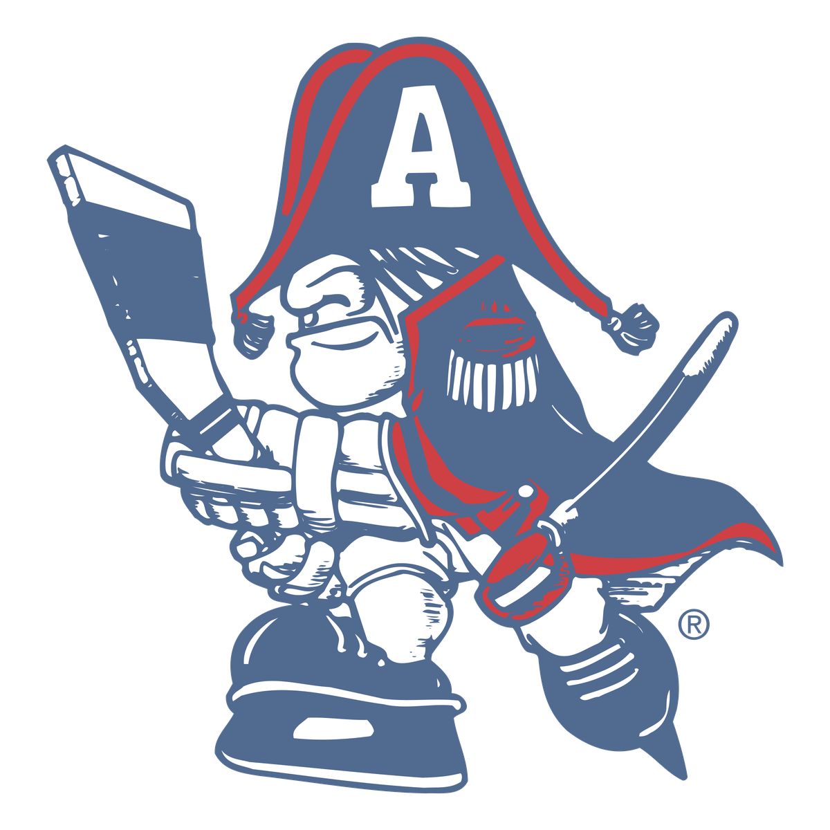 Milwaukee Admirals Png (white, gray, black)