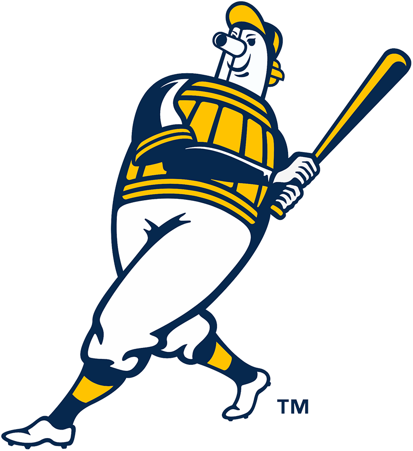 Milwaukee Brewers Png Hd (white, navy, gold)