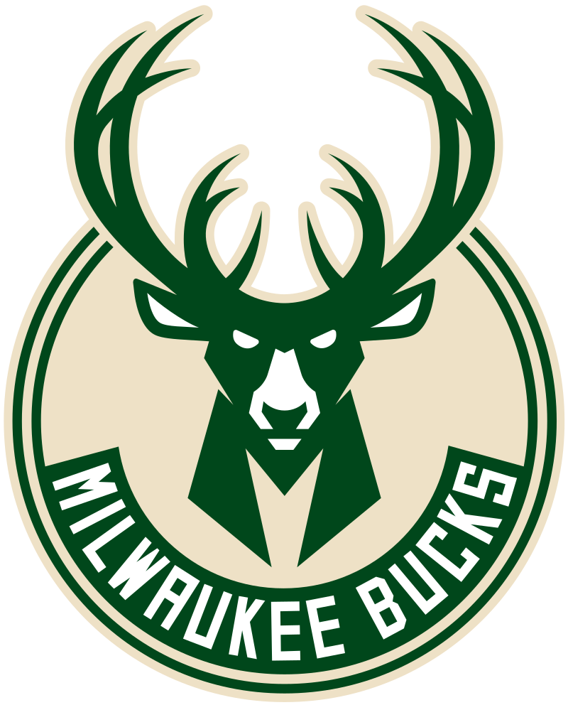 Milwaukee Bucks Logo No Background (beige, black, green, white)