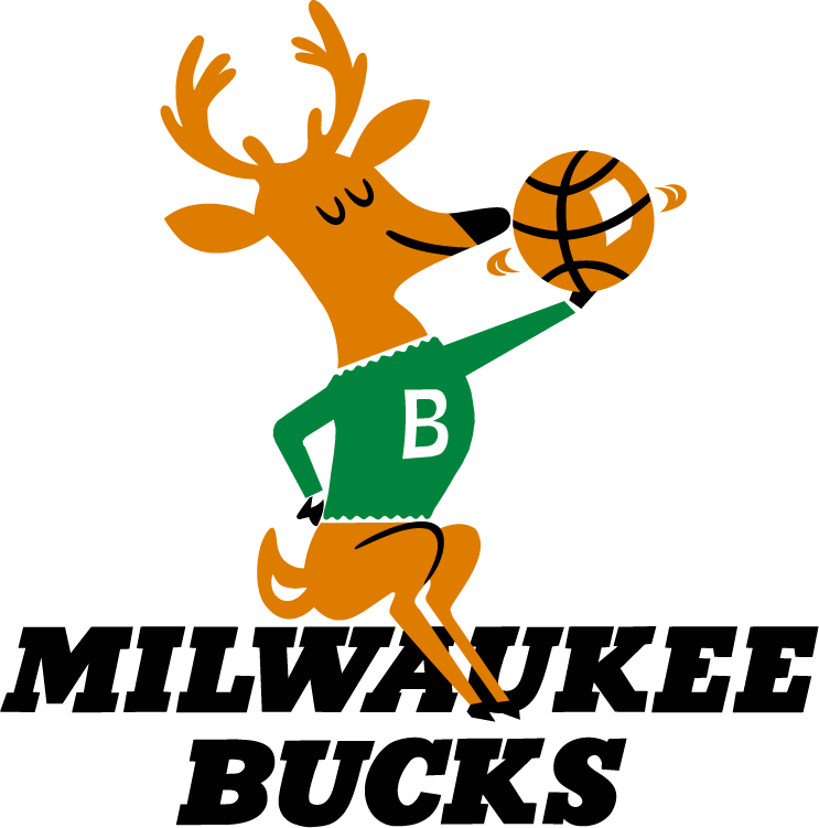 Milwaukee Bucks Logo Png Image File (chocolate, black, green, orange)