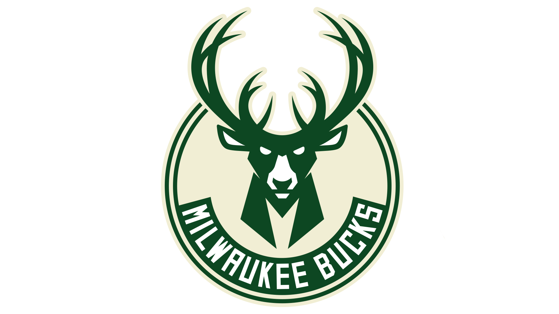 Milwaukee Bucks Png File (green, white, beige)