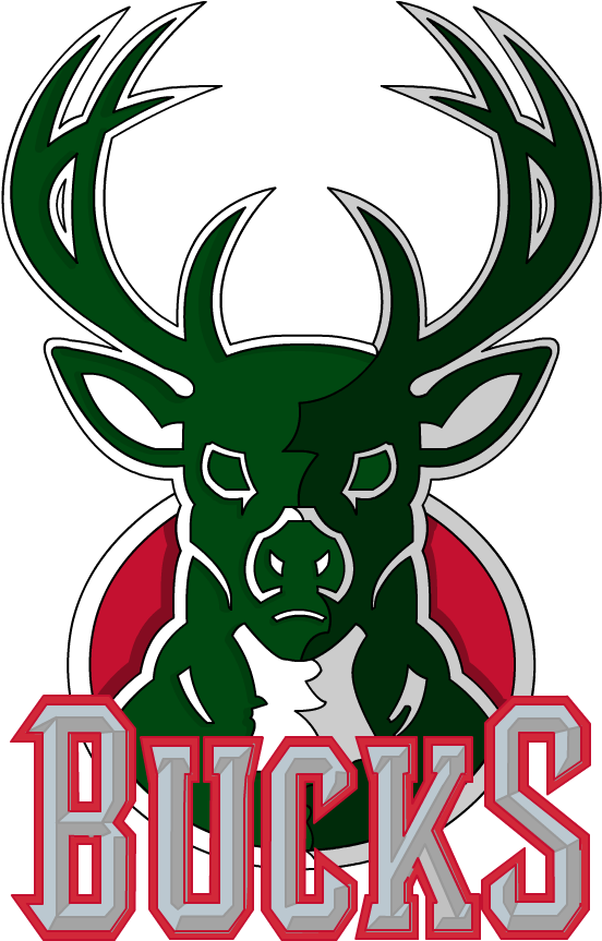 Milwaukee Bucks Png Photo (red, black, salmon, green, white)