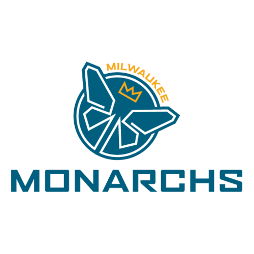 Milwaukee Monarchs Png (navy, black, teal)