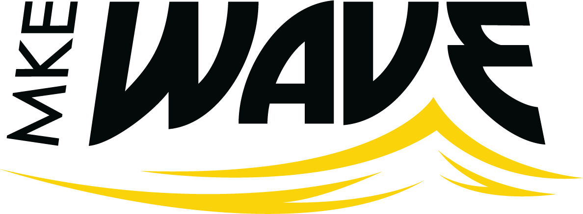 Milwaukee Wave Png (white, black, gold)