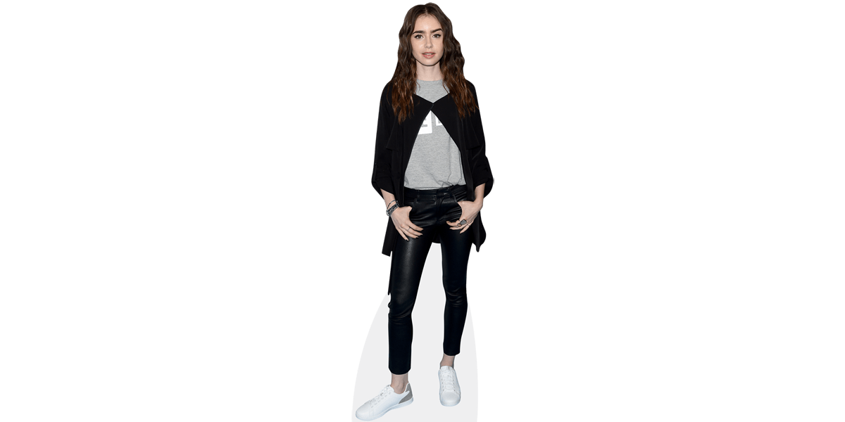 Lily Collins Png Clipart (gray, lavender)