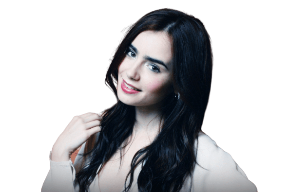 Lily Collins Png Isolated Hd (gray, black)