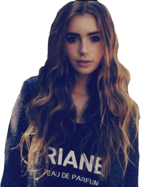 Lily Collins Png (navy, black)