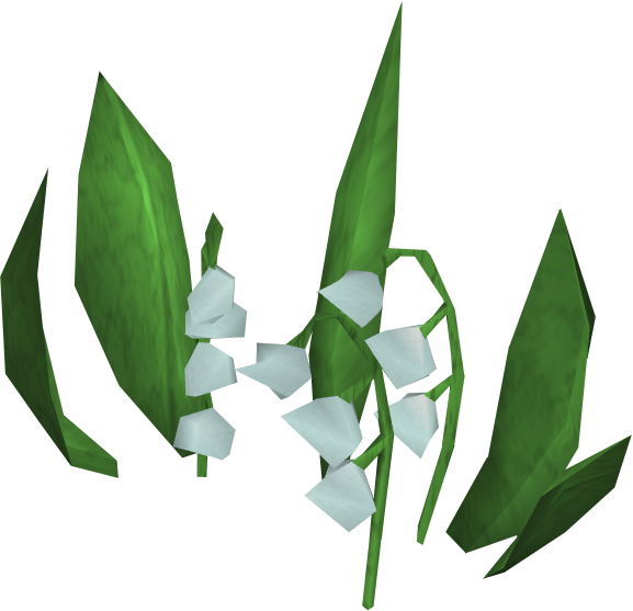 Lily Of The Valley Transparent Png (green, black)