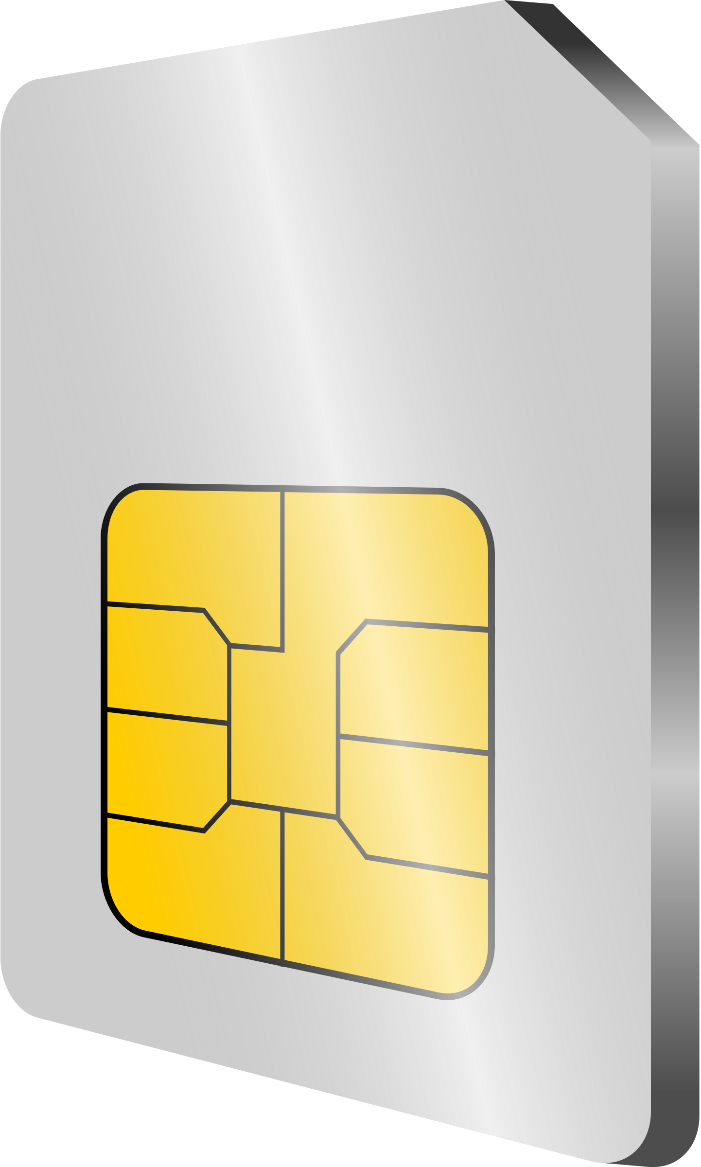 Sim Card Png Isolated Photo (black, silver)