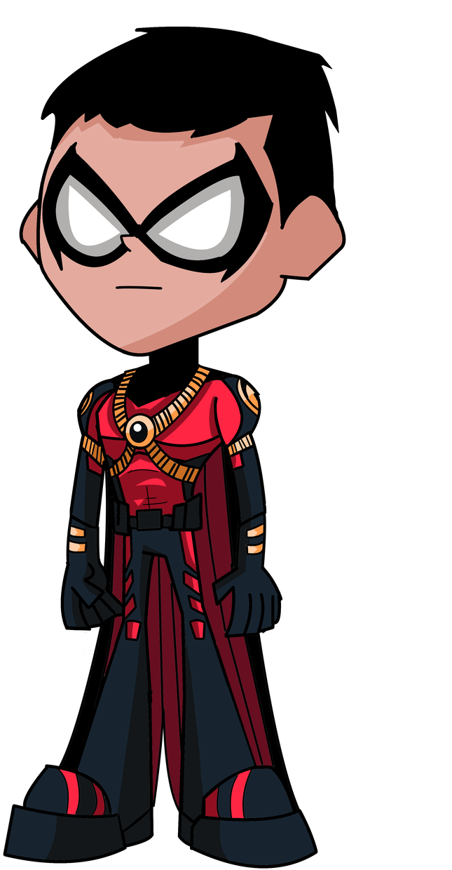 Tim Drake Png File (black, silver, salmon, white)