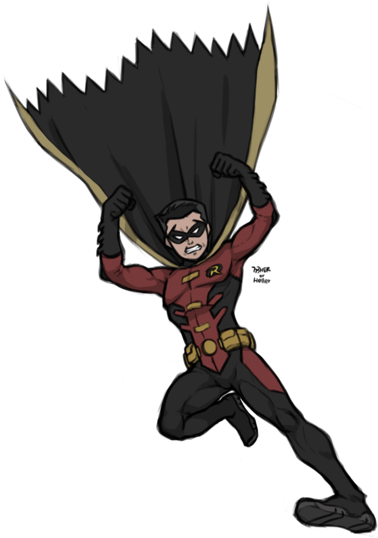 Tim Drake Png Isolated File (black)