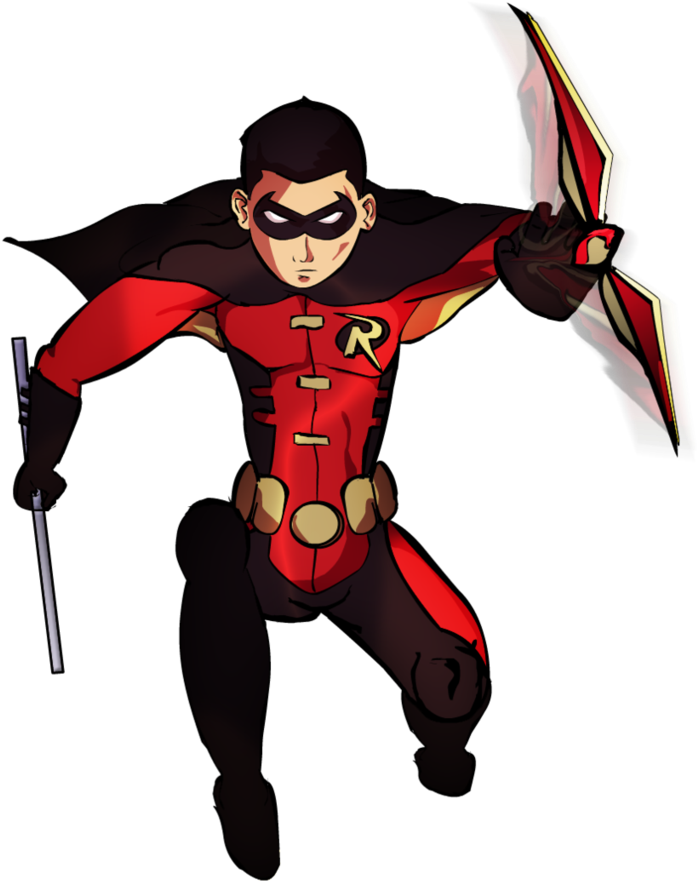 Tim Drake Png Isolated Image (black)