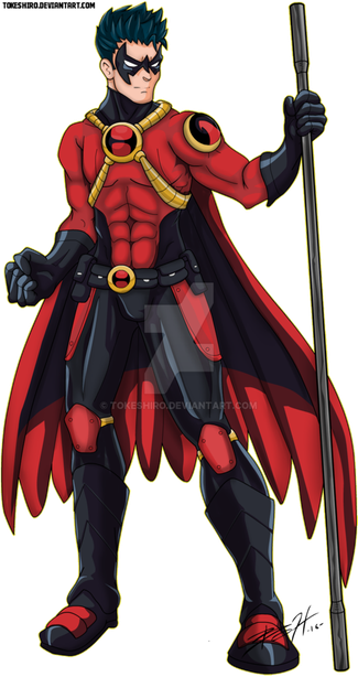 Tim Drake Png Isolated Photo (black)