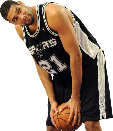 Tim Duncan Png (black)