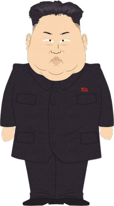 Kim Jong Un Face Png File (pink, black)