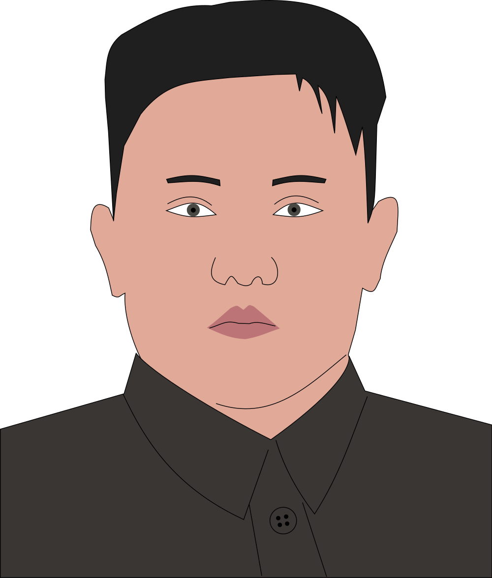 Kim Jong Un Face Png Photos (silver, black)