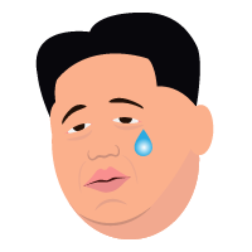 Kim Jong Un Face Png Pic (pink, black, salmon)