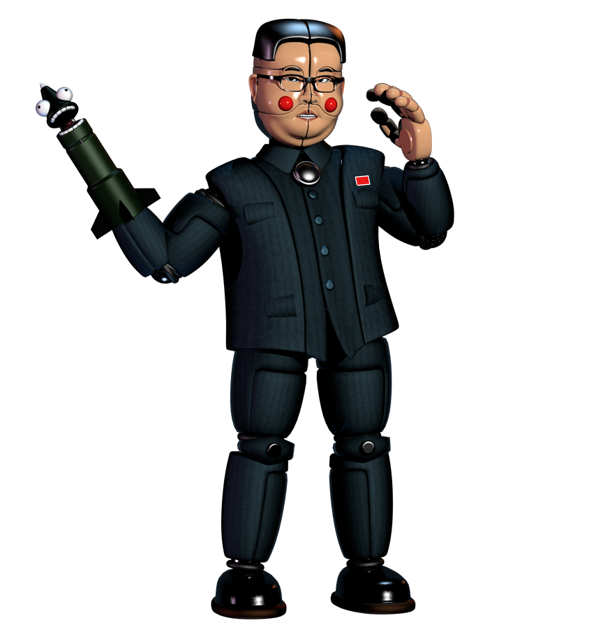 Kim Jong Un Png File (black)