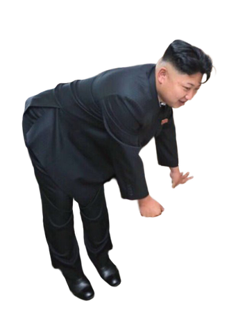 Kim Jong Un Png Free Download (black)