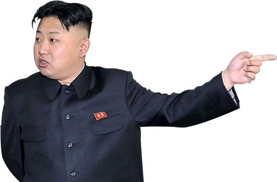 Kim Jong Un Png Image (indigo, black)